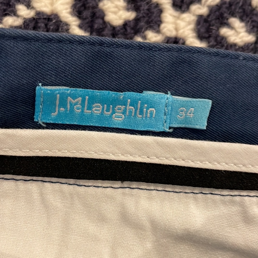 J.McLaughlin Embroidered Flamingo Shorts Size 34 - Picture 2 of 3